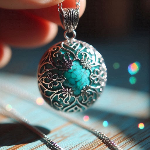 آویز فیروزه