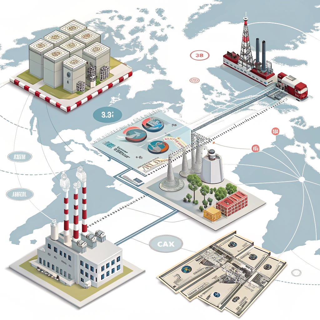 عوامل تاثیرگذار بر قیمت نقره شامل تقاضای صنعتی، سیاست‌های اقتصادی و بحران‌های جهانی. این تصویر نمادهای مختلفی را نشان می‌دهد که بر بازار نقره تاثیر دارند.